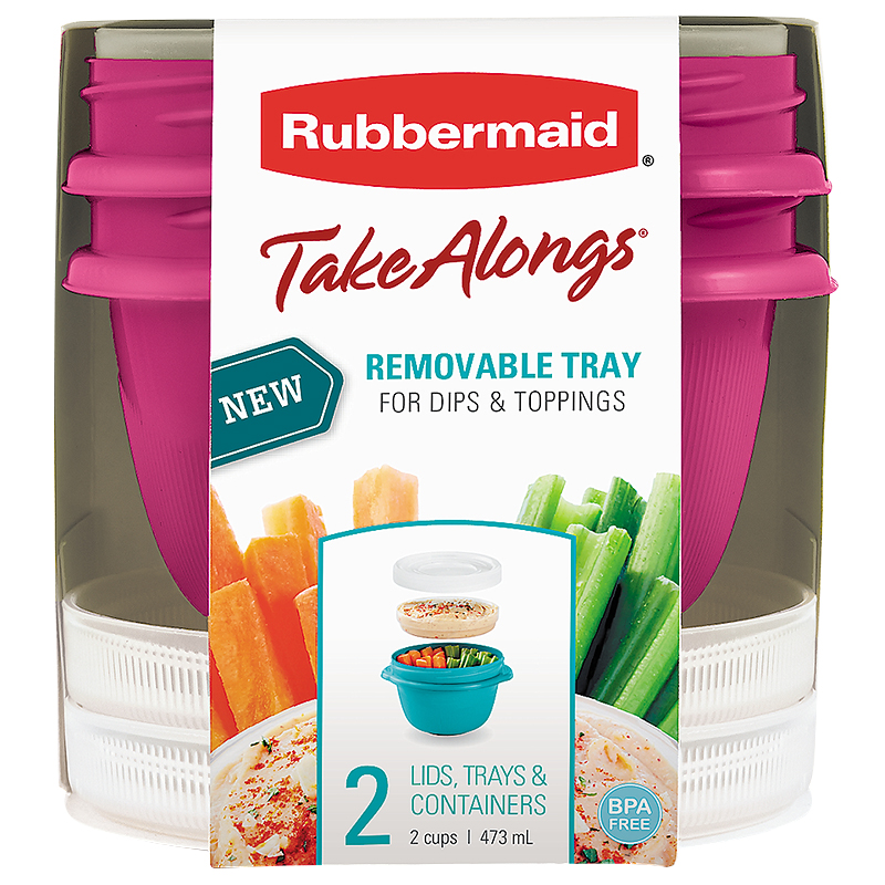 Rubbermaid TakeAlongs - Breakfast - 2 x 470ml