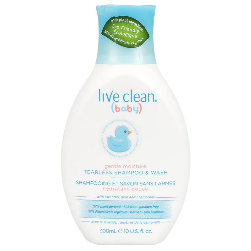 Live Clean Baby Tearless Shampoo &amp; Wash - 300ml