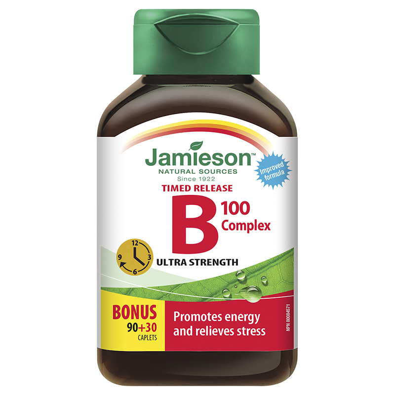 Jamieson B Complex 100 mg Timed Release - 90's