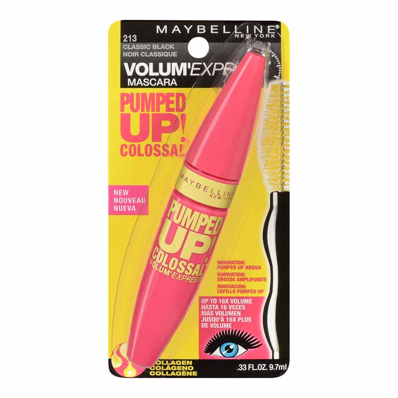 Maybelline Volum' Express Pumped Up Colossal Mascara - Classic Black