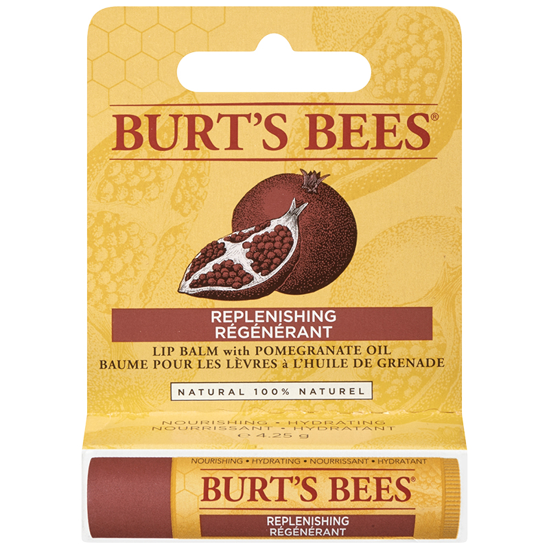 Burt's Bees Lip Balm with Pomegranate Oil - Replenishing - 4.25g
