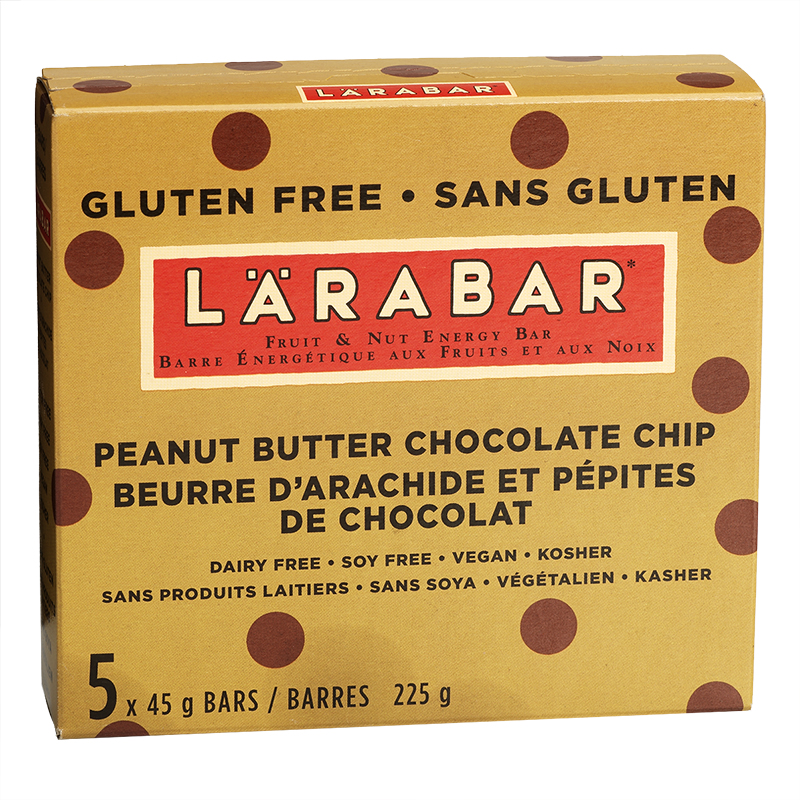 Larabar Peanut Butter Chocolate Chips - 5 x 45g