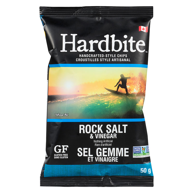 Hardbite Chips - Rock Salt & Vinegar - 50g