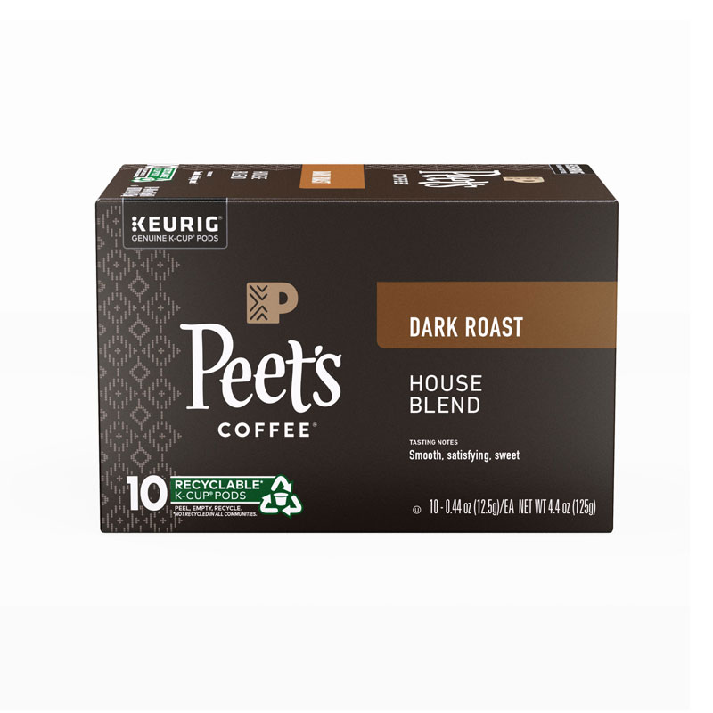 Peet's Coffee Pods - House Blend - 10s