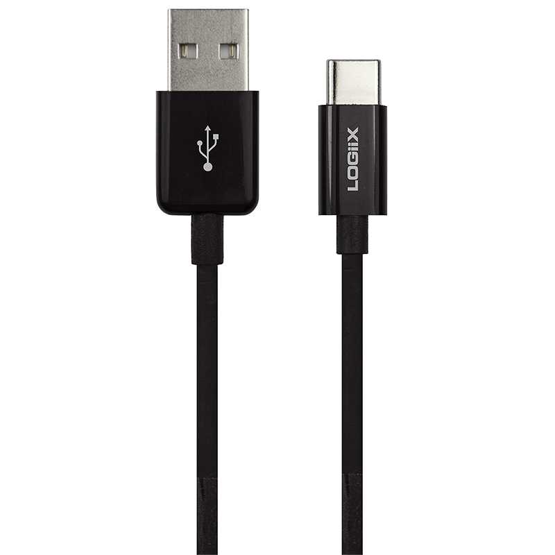 Logiix Sync & Charge USB-C Cable - Black - LGX12169
