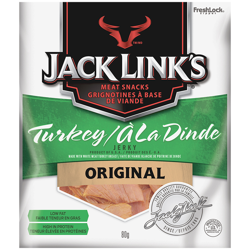 Jack Link's Turkey Jerky - Original - 80g