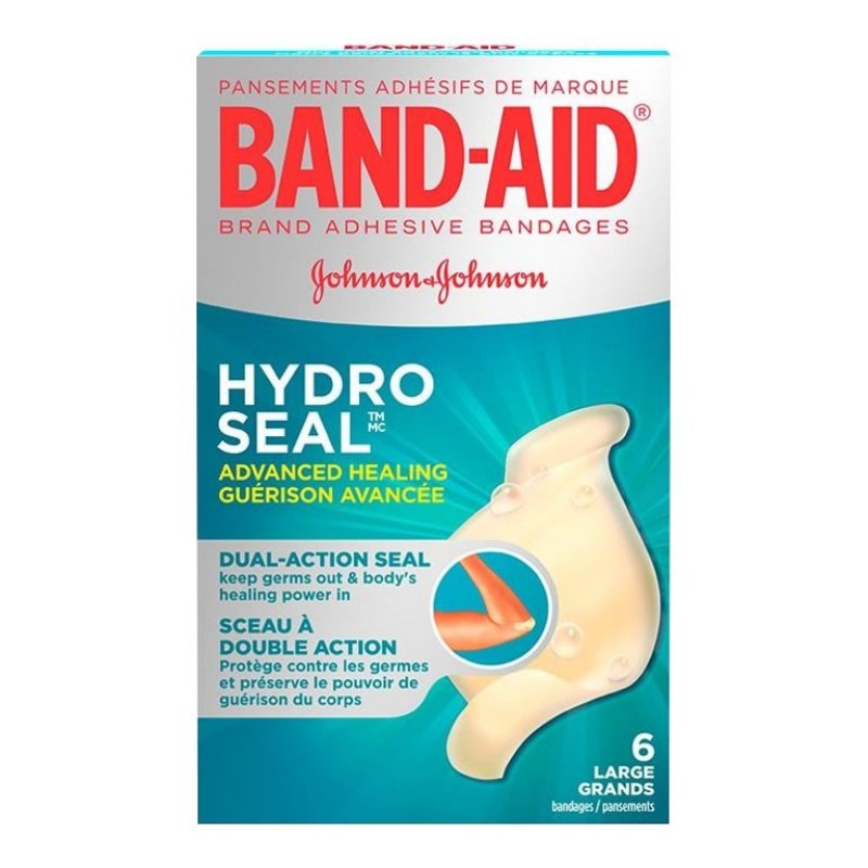 BAND-AID Hydro Seal Advanced Healing Bandages - Large - 6's
