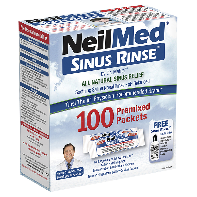 NeilMed Sinus Rinse Refills - 100s