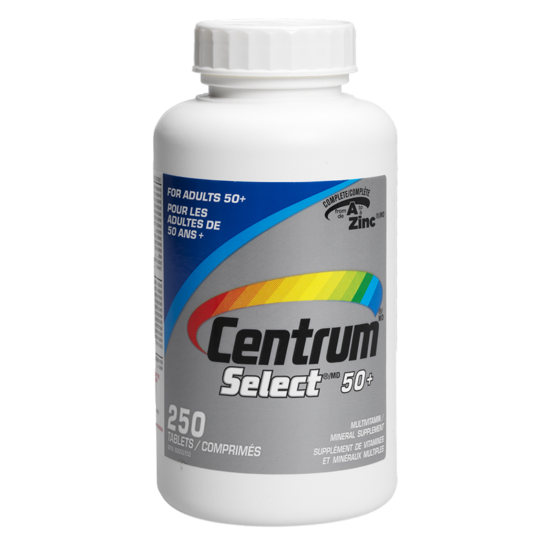 Centrum Select Adults 50+ Multivitamin/Mineral Supplement - 250's
