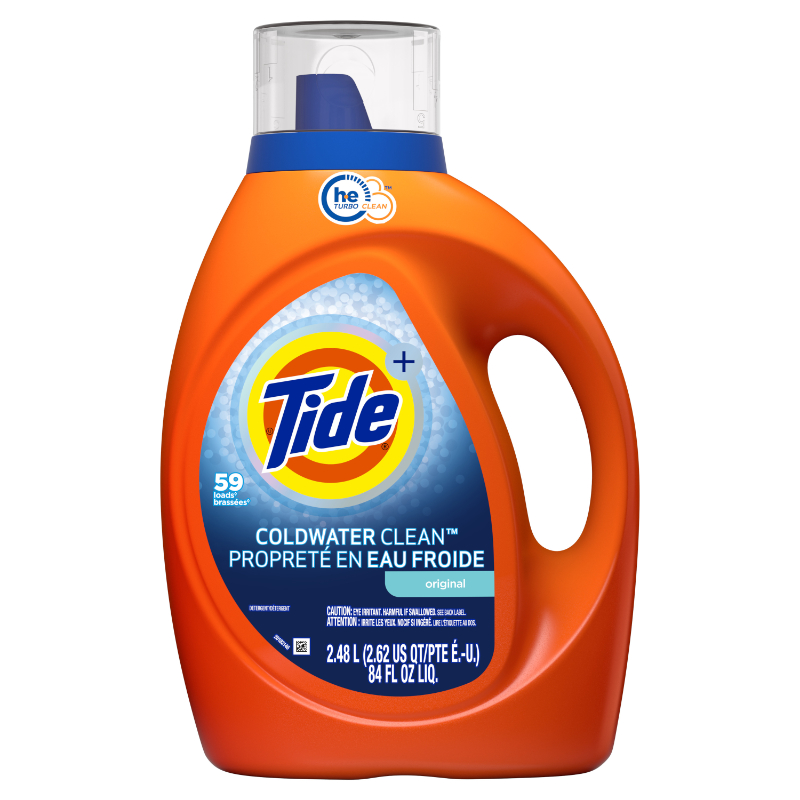 Tide Liquid HE Cold Water Laundry Detergent - Fresh Scent - 2.72L