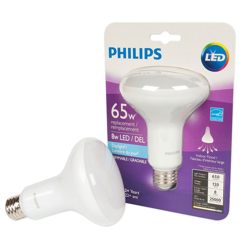 Philips BR30 LED Dimmable Light Bulb - Daylight - 8w/65w