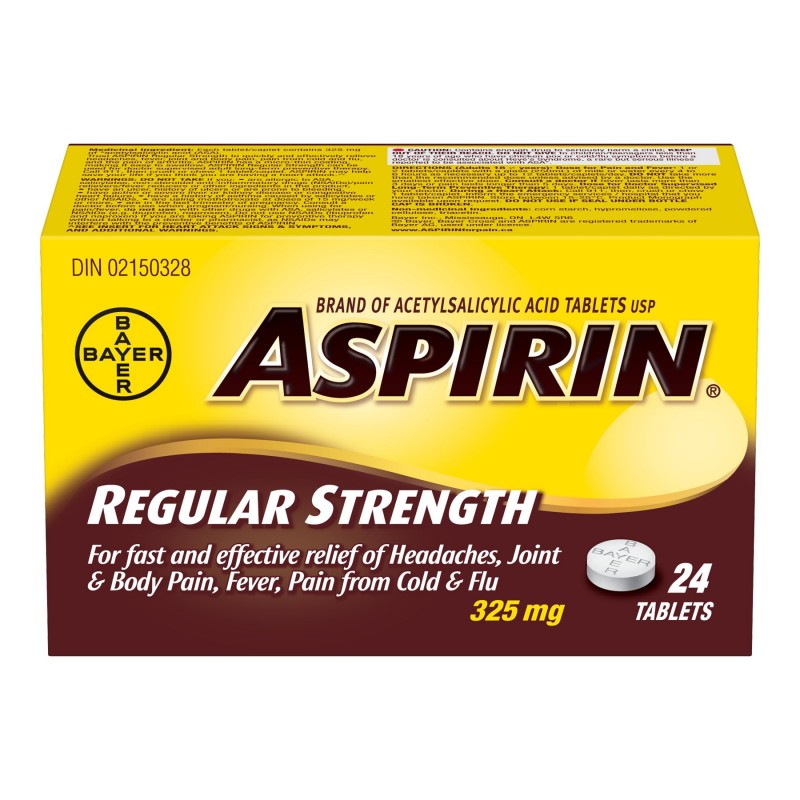 ASPIRIN 325mg tablets - 24s