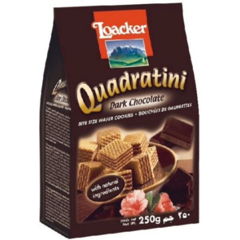 Loacker Quadratini Dark Chocolate - 250g