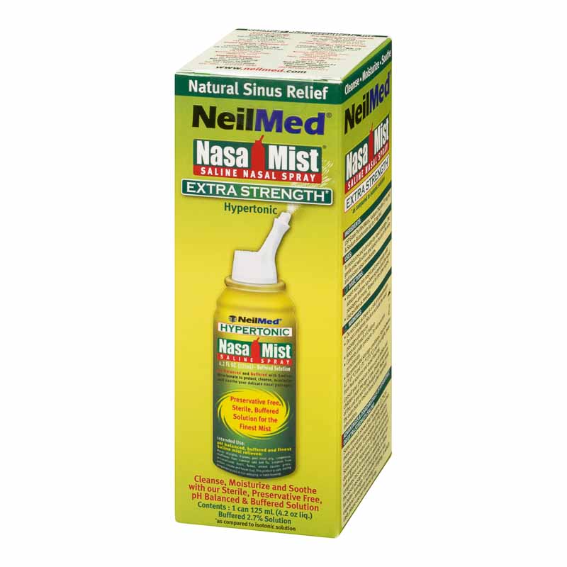 NeilMed NasaMist Extra Strength Hypertonic Saline Spray &#150; 125ml