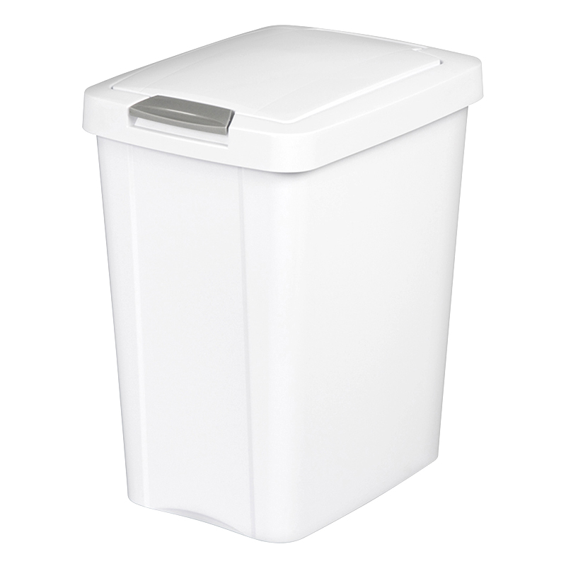 Sterilite TouchTop Wastebasket - White - 28 L