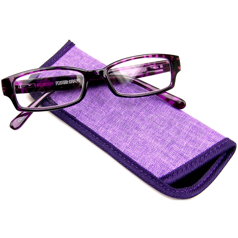 Foster Grant Aurora Reading Glasses with Case - 1.50