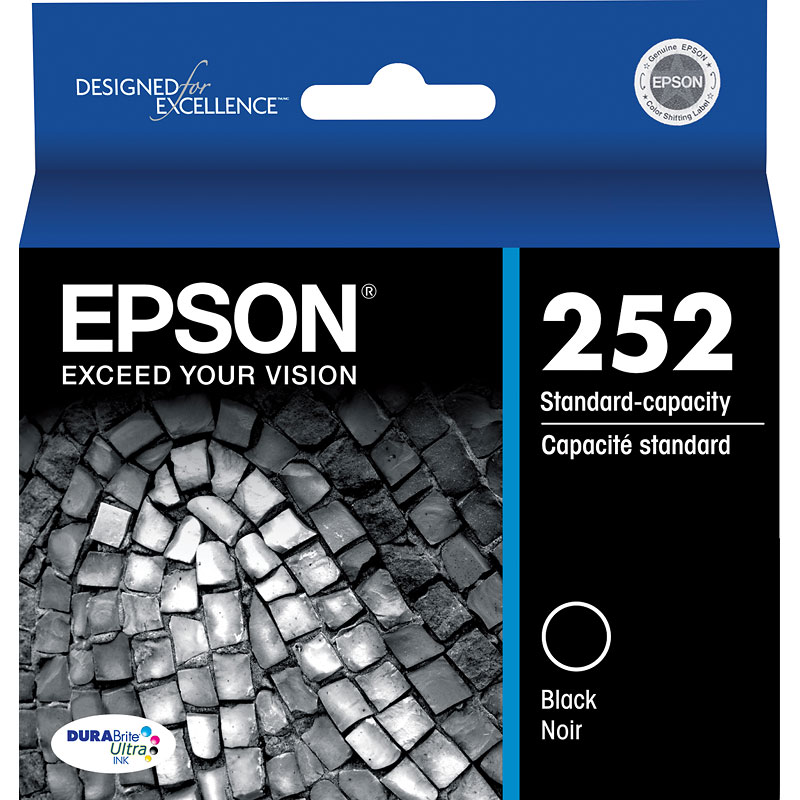 Epson DuraBrite Standard Capacity Ink Cartridge  - Black - T252120-S