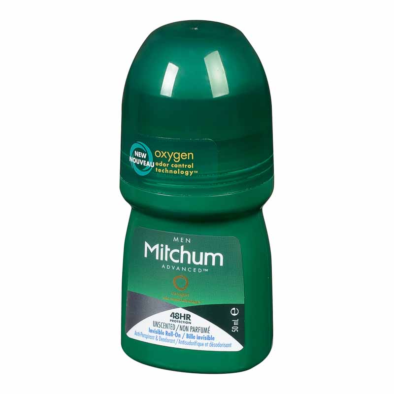 Mitchum Men's Roll-On Unscented Deodorant - 50ml