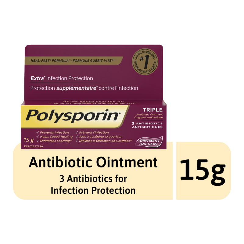 Polysporin Triple Antibiotic Ointment - 15g