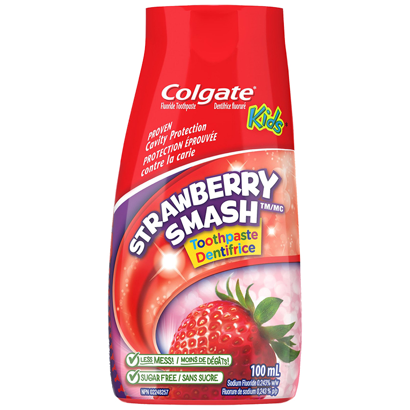 Colgate Kids Fluoride Toothpaste - Strawberry Smash - 100ml