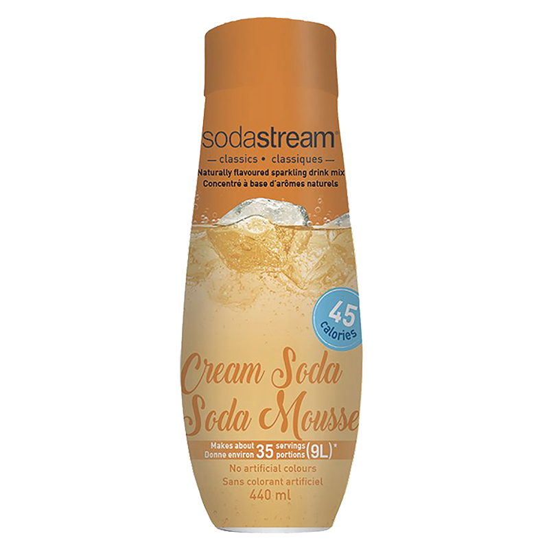 SodaStream Classics Caffeine Free Cream Soda - 440ml