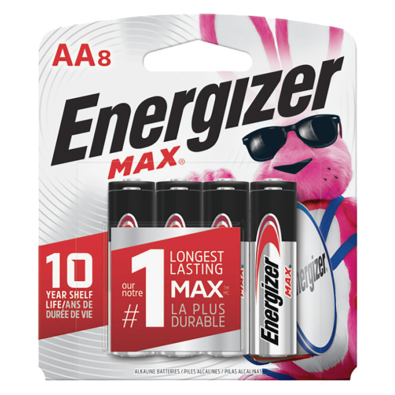 Energizer Max Battery - AA - 8 pack