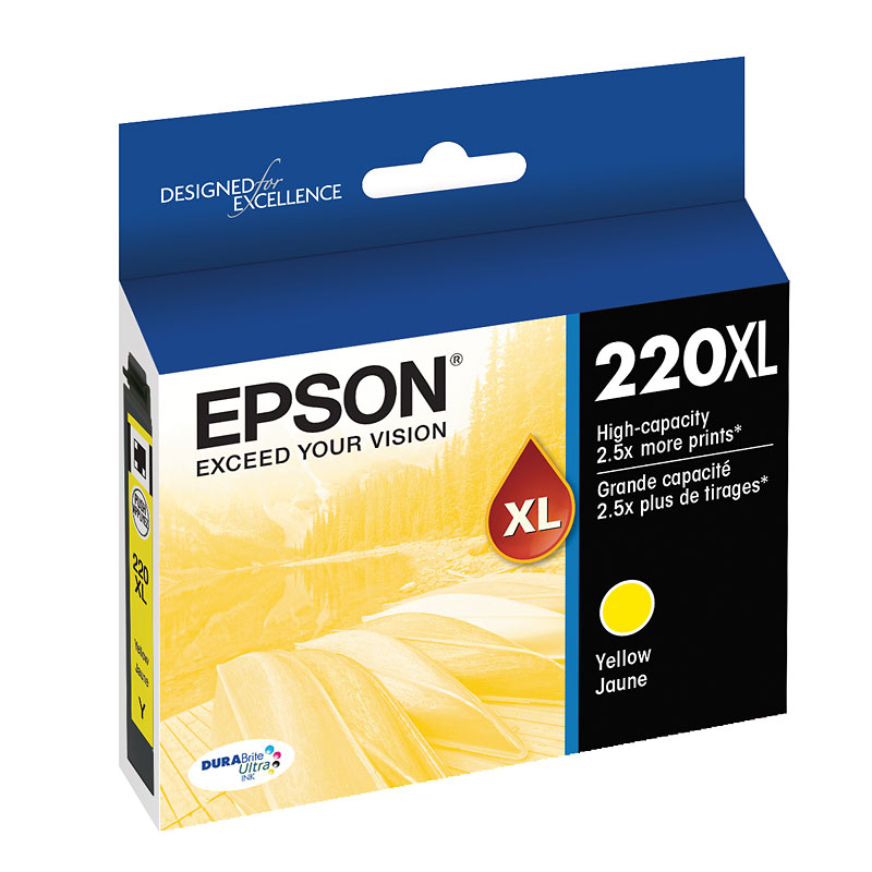 Epson T220XL420 XL Ink Cartridge - Yellow - T220XL420-S