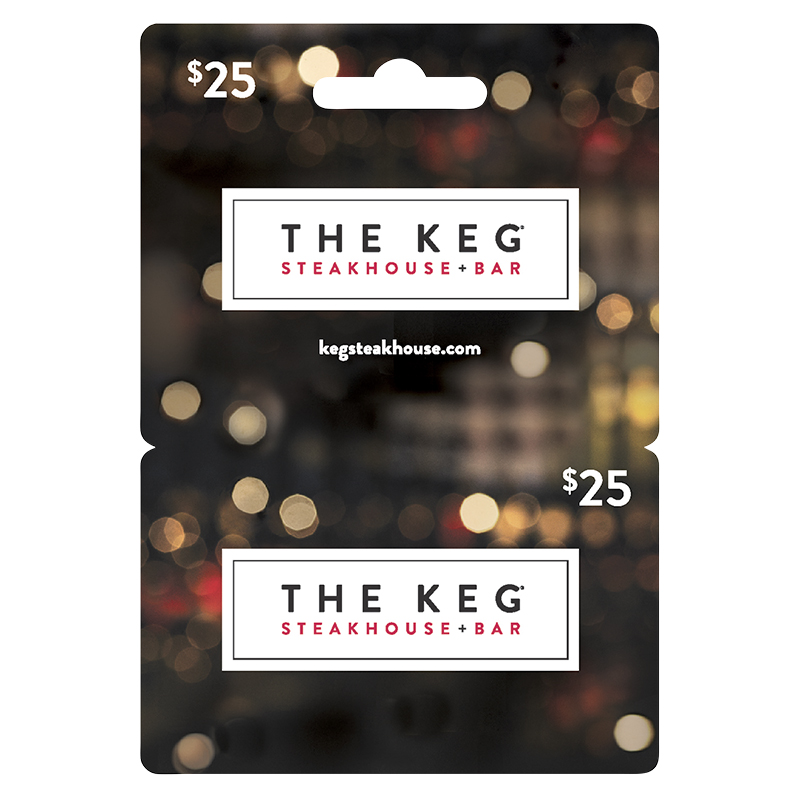 Keg Gift Card - $25