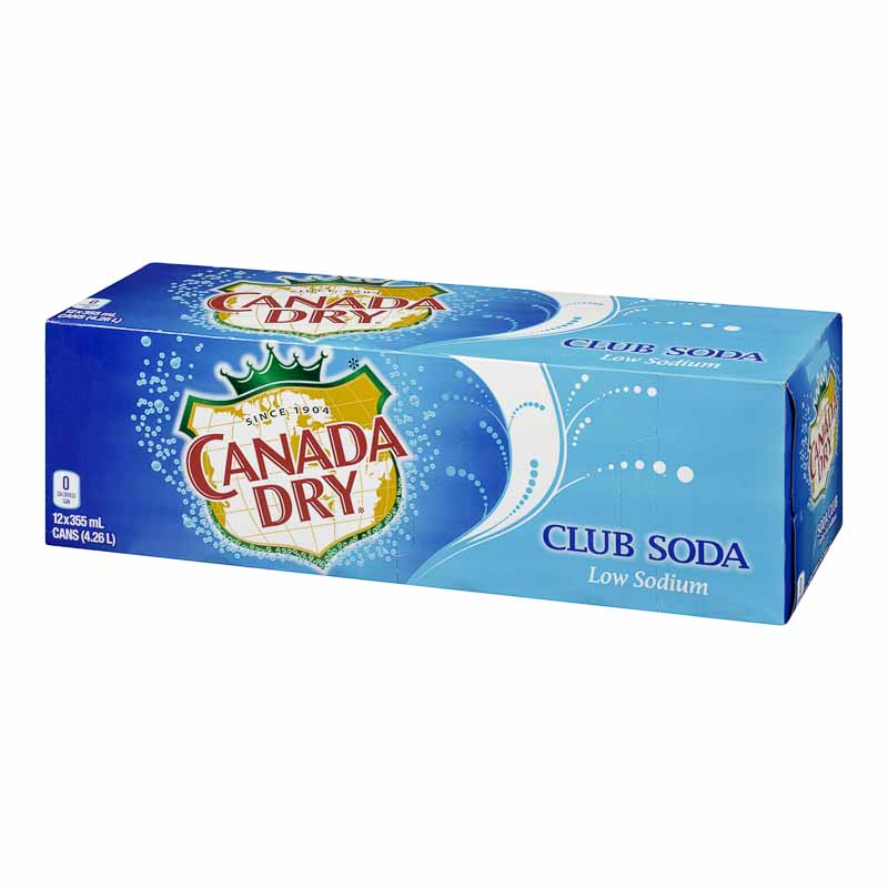 Canada Dry Club Soda - Fridge Mate - 12X355Ml
