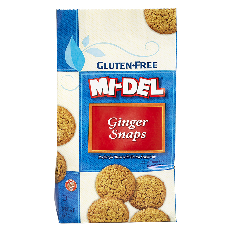 Mi-Del Wheat Free Gluten Free Ginger Snaps - 227g