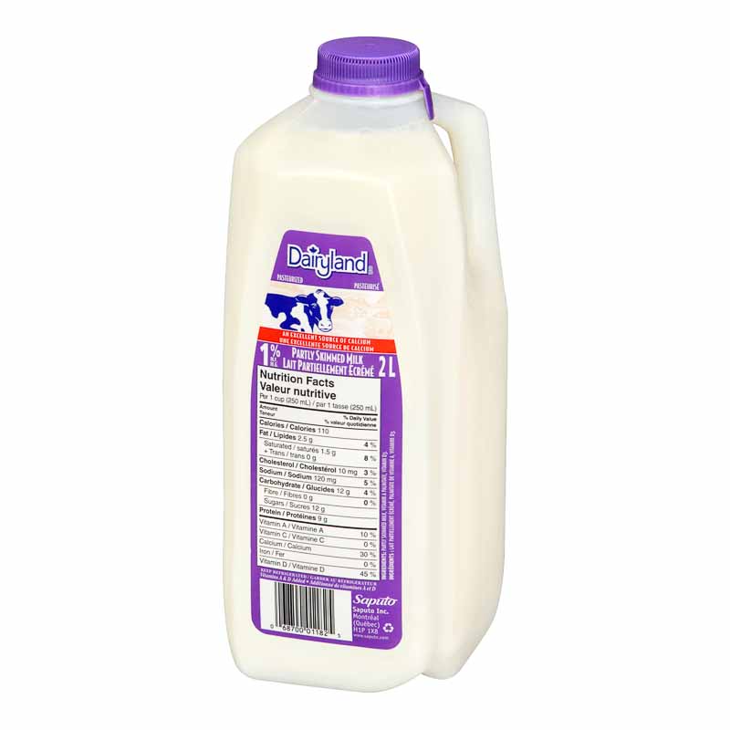 Dairyland 1% Milk - 2L