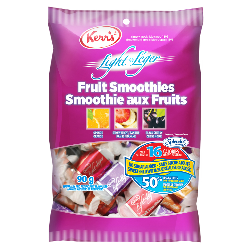 Kerr's Light Fruit Smoothies - No Sugar Added - 90 g