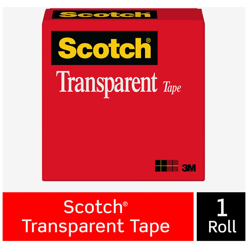 3M Scotch Transparent Tape - 18mmx33m