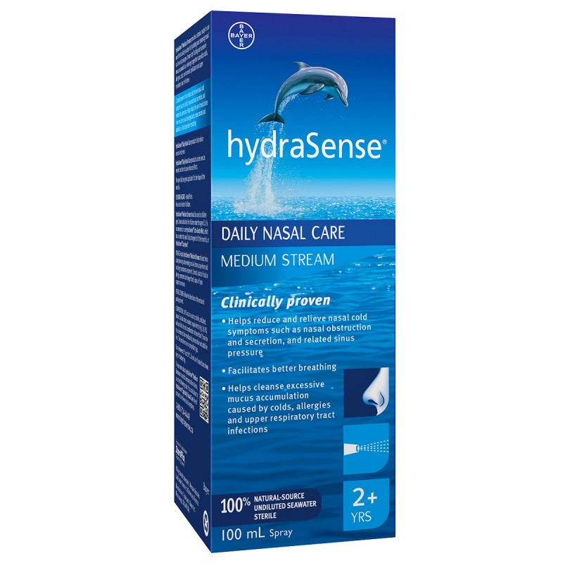 HydraSense Medium Stream Daily Nasal Care Spray - 100ml