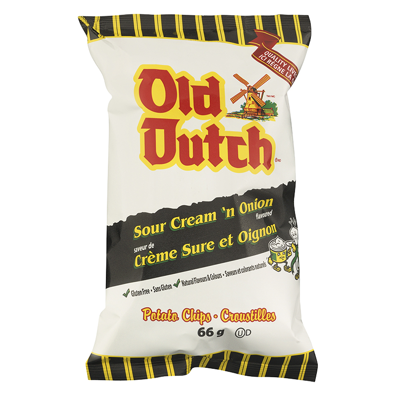 Old Dutch Sour Cream & Onion Chips - 66g