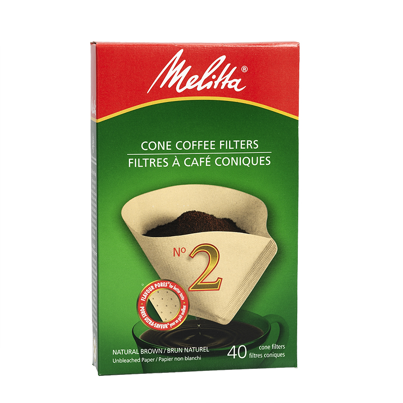 Melitta Coffee Filters - No.2 - Natural Brown - 40s