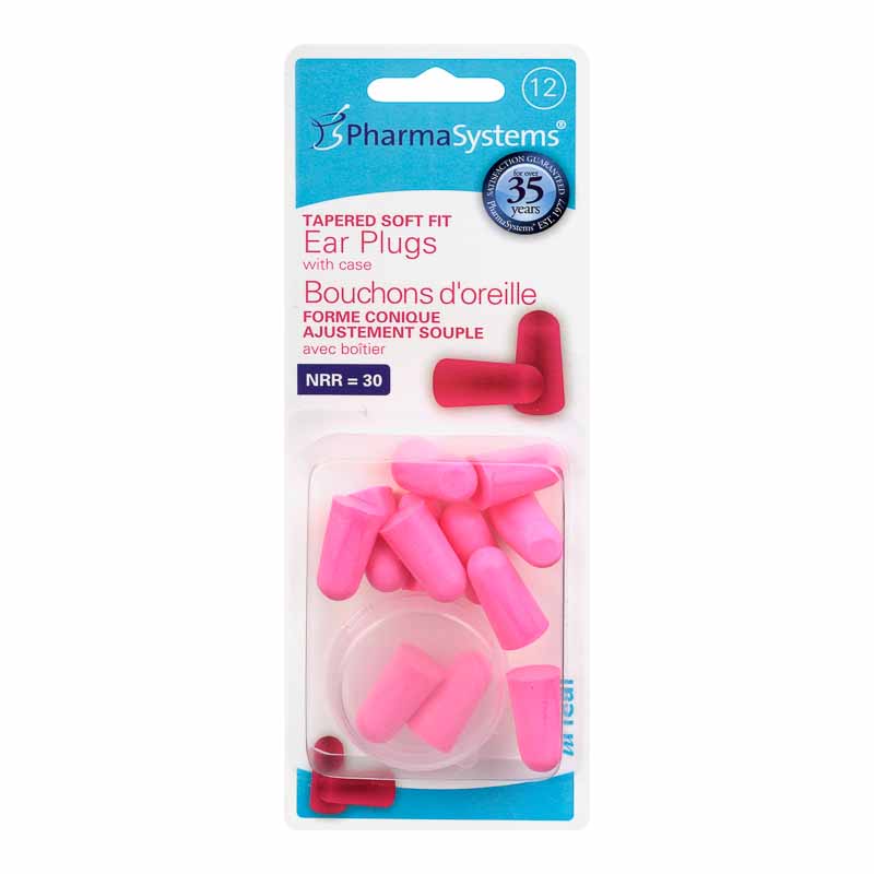 PharmaSystems U Hear Tapered Ear Plugs - 12s - Pink