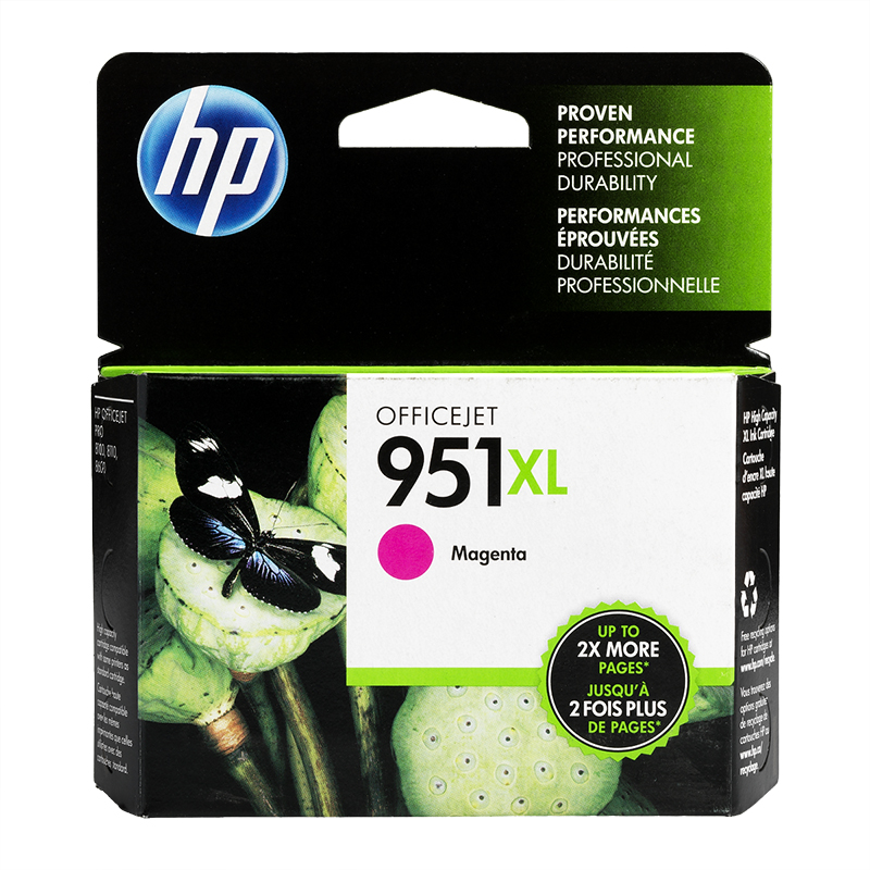 HP 951XL High Yield Officejet Ink Cartridge - Magenta - CN047AC#140