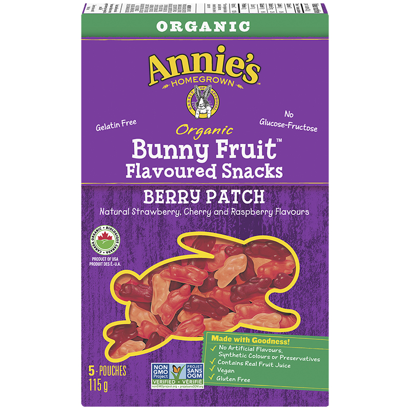 Annie's Bunny Fruit Snacks - Berry Patch - 115g