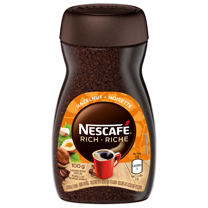 Nescafe Rich Instant Coffee - Hazelnut - 100g