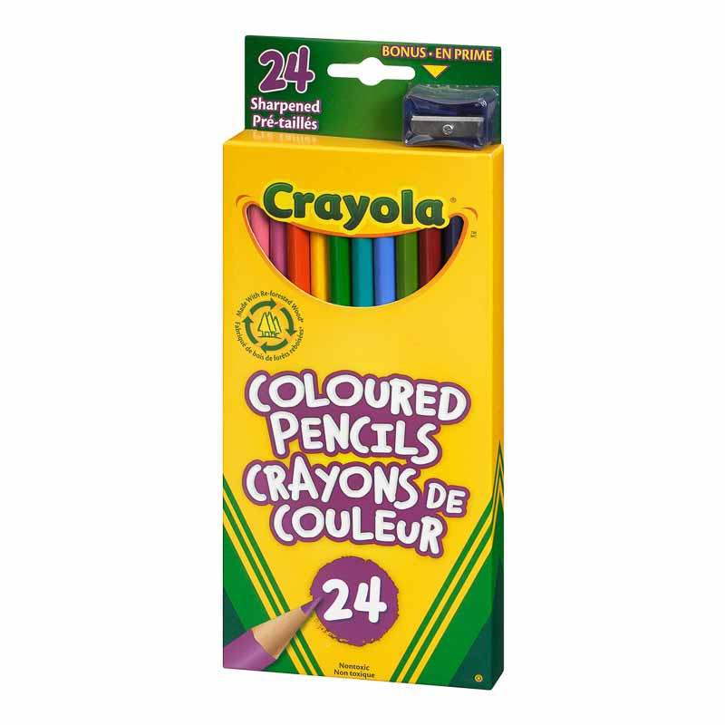 Crayola Coloured Pencils - 24 pack