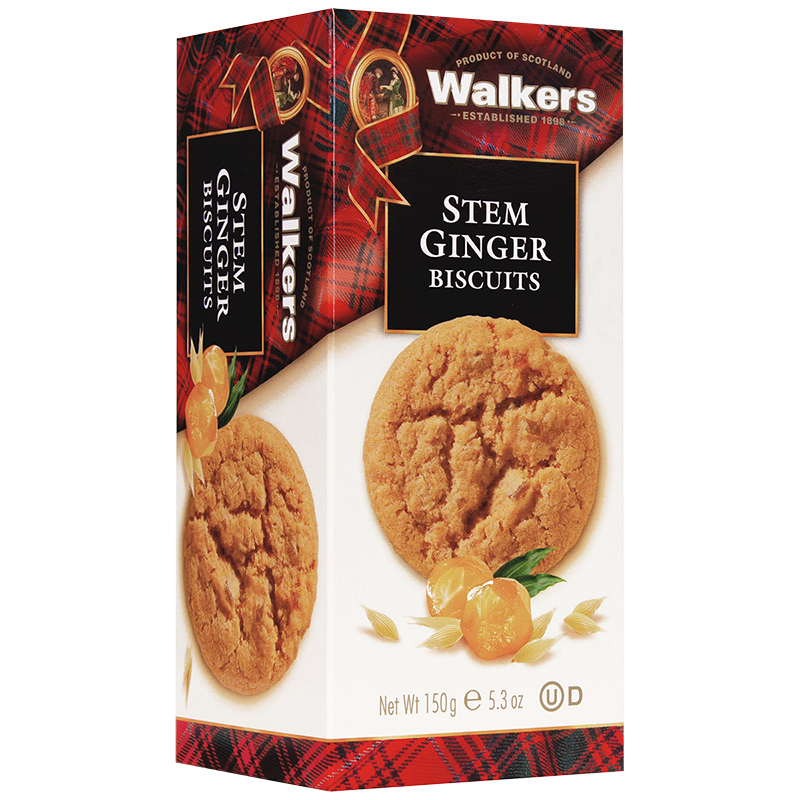 Walkers Stem Ginger Biscuits - 150g