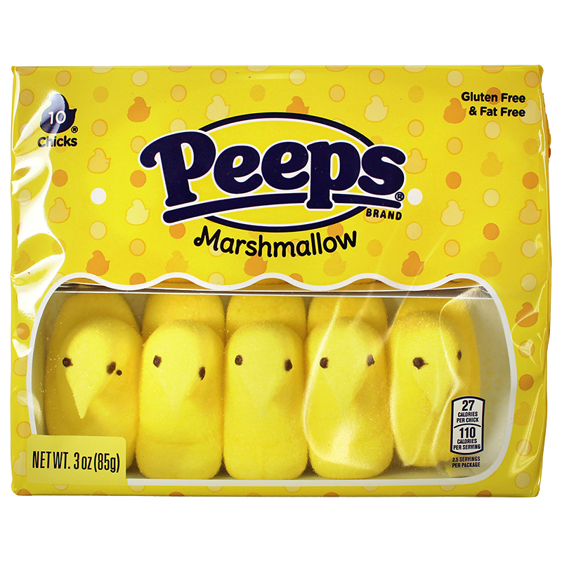 Peeps Marshmallow Chicks - Yellow - 85g