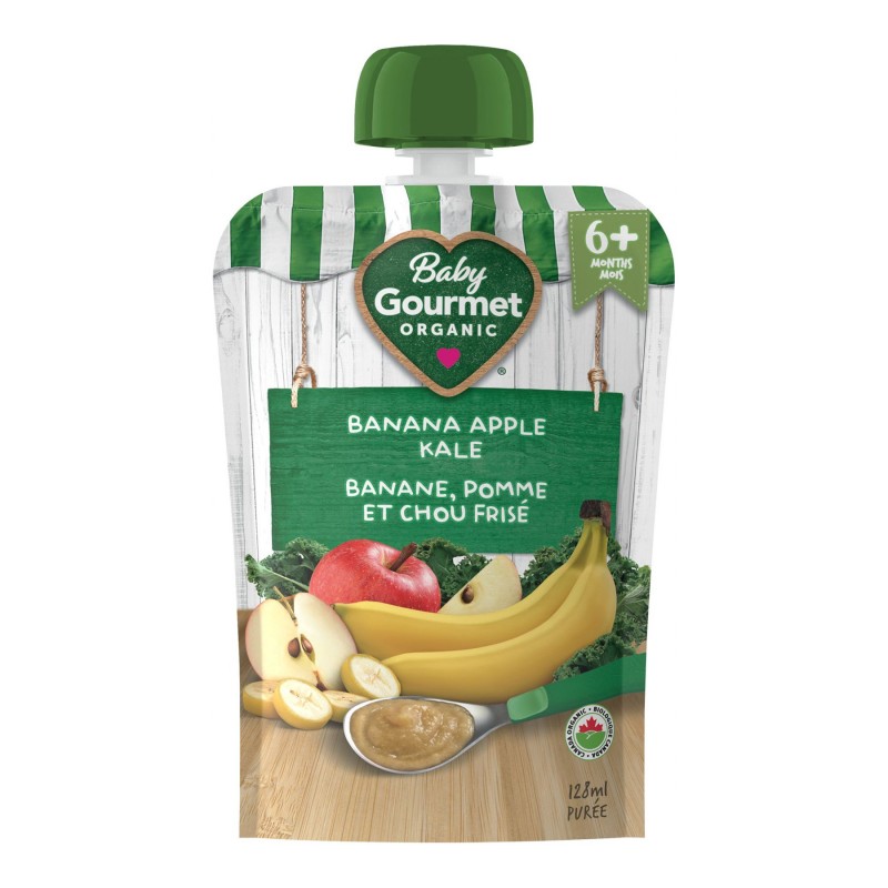 Baby Gourmet Baby Food - Banana Apple Kale - 128ml