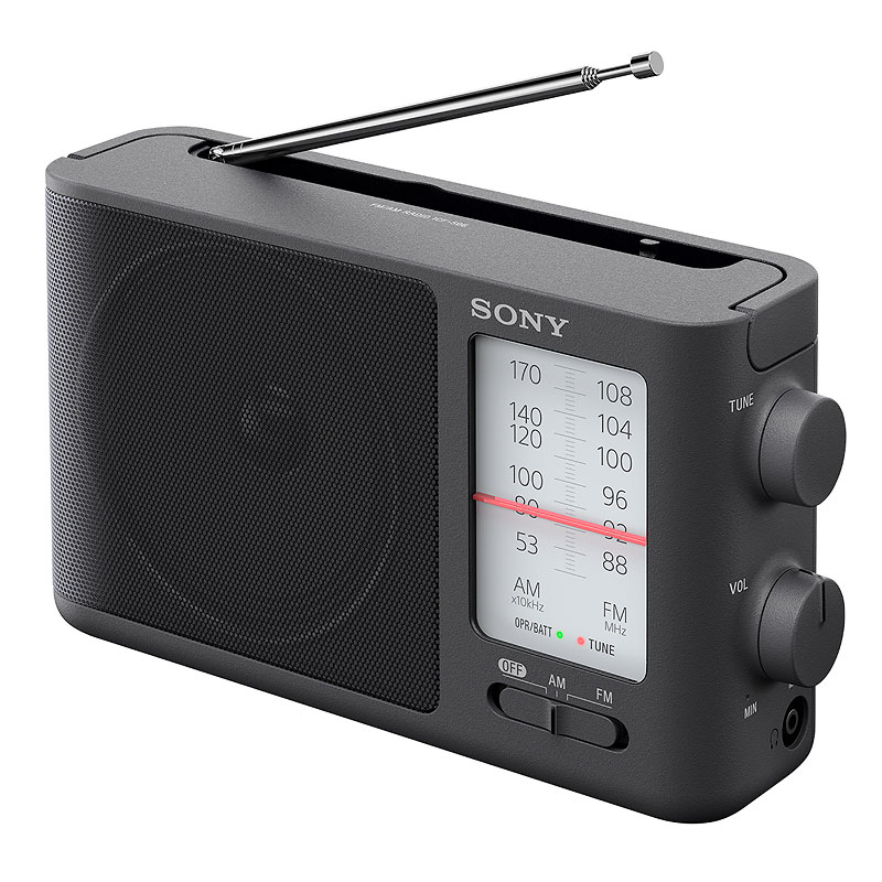 Sony Portable AM/FM Radio - Black - ICF506