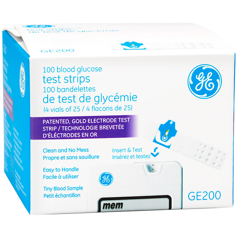 GE200 Test Strips - 100's