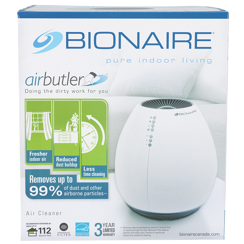 Bionaire HEPA 99% Egg-shaped Air Purifier - White - BAP600-CN