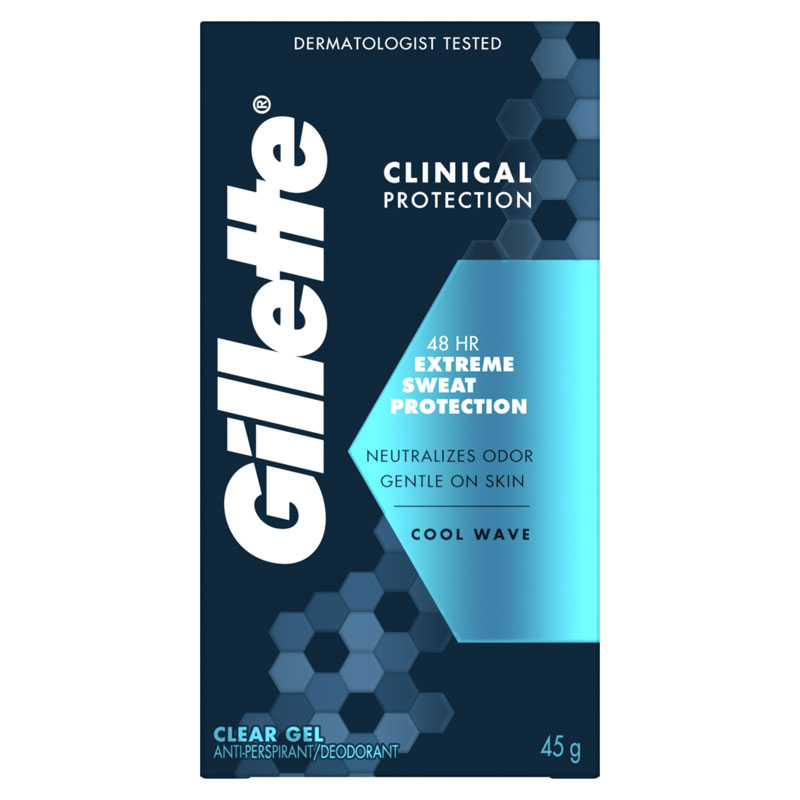 Gillette Clinical Cool Wave Deodorant - 45g