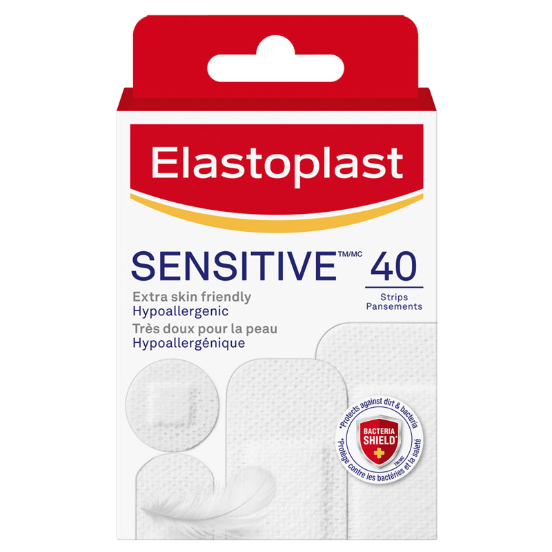 Elastoplast Sensitive Bandages - Assorted Shapes - 40s
