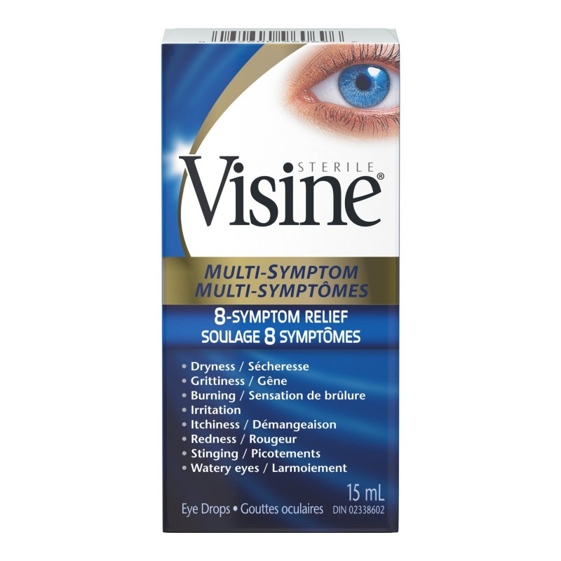 Visine Multi-Symptom Eye Drops - 15ml